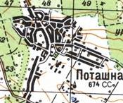 Topographic map of Potashnya