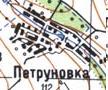 Топографічна карта Петрунівки