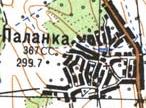 Topographic map of Palanka