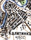 Топографическая карта Калитинки