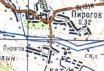Топографічна карта Пирогова