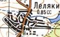 Топографічна карта Леляок