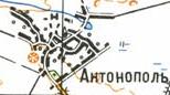 Топографічна карта Антонополя