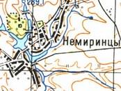 Топографічна карта Немиринців