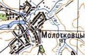 Топографічна карта Молотківців