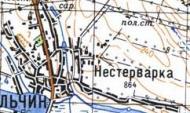 Топографическая карта Нестерварки
