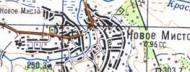 Топографічна карта Нового Міста
