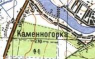 Топографічна карта Кам'яногірки