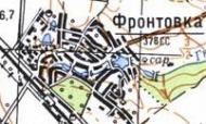 Топографическая карта Фронтовки