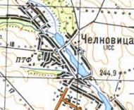 Топографическая карта Челновицы
