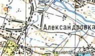 Топографічна карта Олександрівки