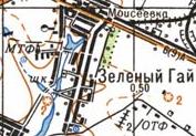 Topographic map of Zelenyy Gay