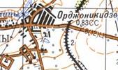 Topographic map of Ordzhonikidze