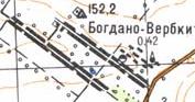 Topographic map of Bogdano-Verbky