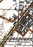 Топографічна карта Варварівки