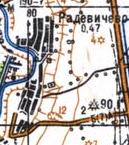 Топографічна карта Радевичевого