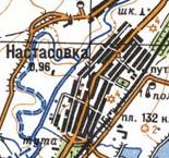 Топографічна карта Настасівки