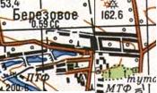 Топографічна карта Березового