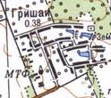 Топографічна карта Гришаїв