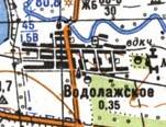 Топографічна карта Водолазького