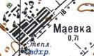Топографическая карта Маевки