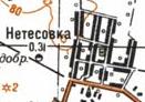Топографічна карта Нетесівки