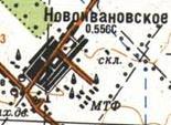 Топографічна карта Новоіванівського
