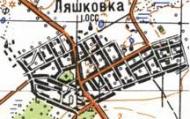 Топографічна карта Ляшківки