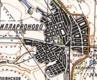 Топографічна карта Іларіонового