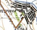 Топографічна карта - Петрівка