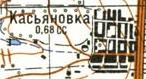 Топографічна карта Касянівки