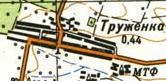 Топографічна карта Труженка