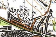 Topographic map of Druzhba