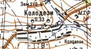 Topographic map of Kolodyazi