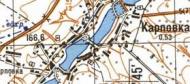 Топографічна карта Карлівки