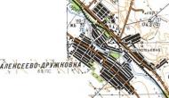Топографічна карта Олексієво-Дружківки
