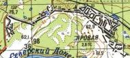 Topographic map of Jarova