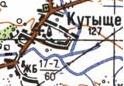 Топографічна карта Кутищого