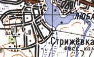 Топографічна карта Стрижівки