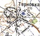 Топографічна карта Тернівки