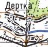 Топографическая карта Дертки