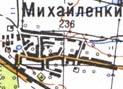 Топографічна карта Михайленок
