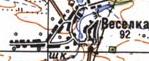 Топографічна карта Веселки
