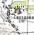 Топографічна карта Гвіздавої