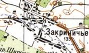 Топографічна карта Закриниччя