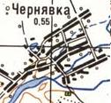 Топографическая карта Чернявки