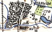 Топографічна карта Тупальців