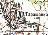 Топографічна карта Таращанка