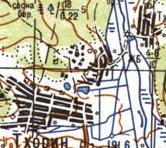 Топографічна карта Тхориного