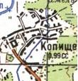 Топографічна карта - Копище